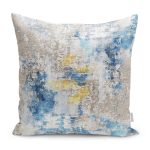 - K11452-Gorsel - Realhomes RealHomes Antika Temalı Eskitme Motifli Duvar Desenli Dijital Baskılı Yastık Kırlent Kılıfı Realhomes