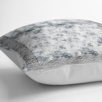 - K11478-Gorsel-3 - Realhomes RealHomes Turkuaz Zeminde Çerçeveli Motifli Antik Desenli Dijital Baskılı Yastık Kırlent Kılıfı Realhomes