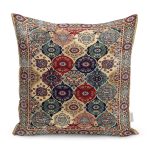 - K11498-Gorsel - Realhomes RealHomes Antika Temalı Otantik Motifli Hereke Desenli Dijital Baskılı Yastık Kırlent Kılıfı Realhomes