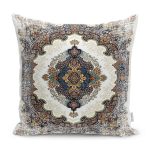 - K11502-Gorsel - Realhomes RealHomes Antika Temalı Otantik Motifli Geleneksel Desenli Dijital Baskılı Yastık Kırlent Kılıfı Realhomes