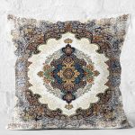 - K11502-Gorsel-2 - Realhomes RealHomes Antika Temalı Otantik Motifli Geleneksel Desenli Dijital Baskılı Yastık Kırlent Kılıfı Realhomes