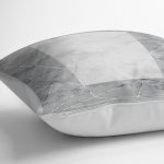 - K11504-Gorsel-3 - Realhomes RealHomes Gri Zeminde Çerçeveli Motifli Mermer Desenli Dijital Baskılı Yastık Kırlent Kılıfı Realhomes