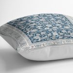 - K11509-Gorsel-3 - Realhomes RealHomes Mavi Zeminde Uşak Motifli Antik Desenli Dijital Baskılı Yastık Kırlent Kılıfı Realhomes
