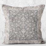 - K11514-Gorsel-2 - Realhomes RealHomes Gri Zeminde Pers Motifli Yöresel Desenli Dijital Baskılı Yastık Kırlent Kılıfı Realhomes