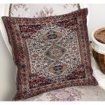 - K11524-Gorsel-1 - Realhomes RealHomes Geleneksel Temalı Otantik Motifli Yöresel Desenli Dijital Baskılı Yastık Kırlent Kılıfı Realhomes