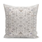 - K11536-Gorsel - Realhomes RealHomes Krem Zeminde Kilim Motifli Osmanlı Desenli Dijital Baskılı Yastık Kırlent Kılıfı Realhomes