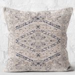 - K11543-Gorsel-2 - Realhomes  RealHomes Krem Zeminde Vintage Motifli Hereke Desenli Dijital Baskılı Yastık Kırlent Kılıfı Realhomes