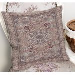 - K11544-Gorsel-1 - Realhomes RealHomes Otantik Temalı Pers Motifli Dokuma Desenli Dijital Baskılı Yastık Kırlent Kılıfı Realhomes