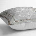 - K11546-Gorsel-3 - Realhomes RealHomes Gri - Kahverengi Zeminde Antik Motifli Eskitme Desenli Dijital Baskılı Yastık Kırlent Kılıfı Realhomes