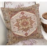 - K11552-Gorsel-1 - Realhomes RealHomes Etnik Tazda Osmanlı Motifli Retro Desenli Dijital Baskılı Yastık Kırlent Kılıfı Realhomes