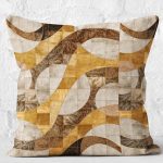 - K11559-Gorsel-2 - Realhomes RealHomes Krem Zeminde Geometrik Motifli Post Desenli Dijital Baskılı Yastık Kırlent Kılıfı Realhomes
