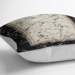 - K11570-Gorsel-3 - Realhomes RealHomes Bej - Krem Zeminde Çerçeveli Motifli Mermer Desenli Dijital Baskılı Yastık Kırlent Kılıfı Realhomes