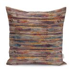 - K11609-Gorsel - Realhomes RealHomes Patchwork Temalı Örgü Motifli Geleneksel Desenli Dijital Baskılı Yastık Kırlent Kılıfı Realhomes