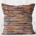 - K11609-Gorsel-2 - Realhomes RealHomes Patchwork Temalı Örgü Motifli Geleneksel Desenli Dijital Baskılı Yastık Kırlent Kılıfı Realhomes