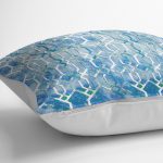 - K11617-Gorsel-3 - Realhomes RealHomes Mavi Zeminde Kanvas Motifli Geometrik Desenli Dijital Baskılı Yastık Kırlent Kılıfı Realhomes