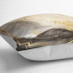 - K11619-Gorsel-3 - Realhomes RealHomes Gold Zeminde Çerçeveli Motifli Mermer Desenli Dijital Baskılı Yastık Kırlent Kılıfı Realhomes