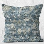 - K11656-Gorsel-2 - Realhomes RealHomes Antika Geometrik Motifli Eskitme Desenli Dijital Baskılı Yastık Kırlent Kılıfı Realhomes