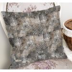 - K11668-Gorsel-1 - Realhomes RealHomes Antika Temalı Kanvas Motifli Eskitme Desenli Dijital Baskılı Yastık Kırlent Kılıfı Realhomes