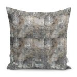 - K11668-Gorsel - Realhomes RealHomes Antika Temalı Kanvas Motifli Eskitme Desenli Dijital Baskılı Yastık Kırlent Kılıfı Realhomes