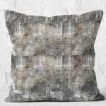 - K11668-Gorsel-2 - Realhomes RealHomes Antika Temalı Kanvas Motifli Eskitme Desenli Dijital Baskılı Yastık Kırlent Kılıfı Realhomes