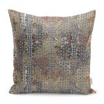 - K11674-Gorsel - Realhomes RealHomes Otantik Temalı Eskitme Motifli Antik Desenli Dijital Baskılı Yastık Kırlent Kılıfı Realhomes