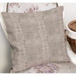 - K11679-Gorsel-1 - Realhomes RealHomes Krem - Bej Zeminde Etnik Motifli Kilim Desenli Dijital Baskılı Yastık Kırlent Kılıfı Realhomes