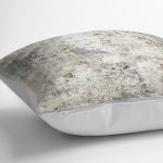 - K11712-Gorsel-3 - Realhomes RealHomes Ekru Zeminde Göbekli Halı Motifli Antik Desenli Dijital Baskılı Yastık Kırlent Kılıfı Realhomes