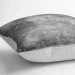 - K11722-Gorsel-3 - Realhomes RealHomes Gri Zeminde Dokuma Halı Motifli Eskitme Desenli Dijital Baskılı Yastık Kırlent Kılıfı Realhomes