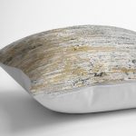 - K11726-Gorsel-3 - Realhomes RealHomes Ekru - Sarı Zeminde Duvar Motifli Eskitme Desenli Dijital Baskılı Yastık Kırlent Kılıfı Realhomes