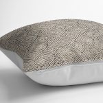 - K11728-Gorsel-3 - Realhomes RealHomes Kahverengi Zeminde Kilim Motifli Dokuma Halı Desenli Dijital Baskılı Yastık Kırlent Kılıfı Realhomes