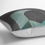 - K11745-Gorsel-3 - Realhomes RealHomes Gri Zeminde Geometrik Motifli Mordern Sanat Desenli Dijital Baskılı Yastık Kırlent Kılıfı Realhomes