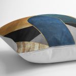 - K11746-Gorsel-3 - Realhomes RealHomes Lacivert Zeminde Geometrik Motifli Mordern Sanat Desenli Dijital Baskılı Yastık Kırlent Kılıfı Realhomes