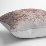 - K11756-Gorsel-3 - Realhomes RealHomes Kahverengi - Kırmızı Zeminde Antik Motifli Eskitme Desenli Dijital Baskılı Yastık Kırlent Kılıfı Realhomes