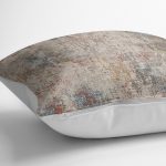 - K11769-Gorsel-3 - Realhomes RealHomes Kahverengi Zeminde Otantik Motifli Dokuma Desenli Dijital Baskılı Yastık Kırlent Kılıfı Realhomes