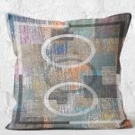 - K11787-Gorsel-2 - Realhomes RealHomes Antika Temalı Eskitme Motifli Geometrik Desenli Dijital Baskılı Yastık Kırlent Kılıfı Realhomes