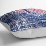 - K11797-Gorsel-3 - Realhomes RealHomes Lacivert - Kırmızı Zeminde Eskitme Motifli Örgü Desenli Dijital Baskılı Yastık Kırlent Kılıfı Realhomes