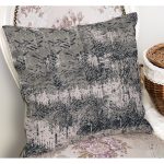 - K11799-Gorsel-1 - Realhomes RealHomes Gri - Bej Zeminde Antik Motifli Örme Desenli Dijital Baskılı Yastık Kırlent Kılıfı Realhomes