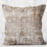 - K11824-Gorsel-2 - Realhomes RealHomes Ekru - Krem Zeminde Örme Motifli Yöresel Desenli Dijital Baskılı Yastık Kırlent Kılıfı Realhomes