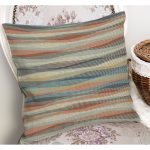 - K11828-Gorsel-1 - Realhomes RealHomes Patchwork Temalı Örme Motifli Kilim Desenli Dijital Baskılı Yastık Kırlent Kılıfı Realhomes