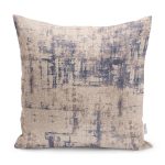 - K11852-Gorsel - Realhomes RealHomes Kahverengi Zeminde Eskitme Motifli Otantik Desenli Dijital Baskılı Yastık Kırlent Kılıfı Realhomes