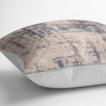 - K11852-Gorsel-3 - Realhomes RealHomes Kahverengi Zeminde Eskitme Motifli Otantik Desenli Dijital Baskılı Yastık Kırlent Kılıfı Realhomes