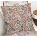 - K11858-Gorsel-1 - Realhomes RealHomes Rengarenk Etnik Motifli Uşak Desenli Dijital Baskılı Yastık Kırlent Kılıfı Realhomes