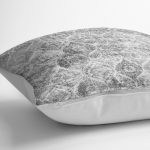 - K11881-Gorsel-3 - Realhomes  RealHomes Gri Zeminde Eskitme Motifli Kilim Desenli Dijital Baskılı Yastık Kırlent Kılıfı Realhomes