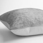 - K11883-Gorsel-3 - Realhomes RealHomes Gri Zeminde Dokuma Motifli Eskitme Desenli Dijital Baskılı Yastık Kırlent Kılıfı Realhomes