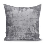 - K11904-Gorsel - Realhomes RealHomes Gri - Füme Zeminde Dokuma Motifli Antika Desenli Dijital Baskılı Yastık Kırlent Kılıfı Realhomes