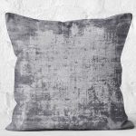 - K11904-Gorsel-2 - Realhomes RealHomes Gri - Füme Zeminde Dokuma Motifli Antika Desenli Dijital Baskılı Yastık Kırlent Kılıfı Realhomes