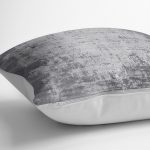 - K11904-Gorsel-3 - Realhomes RealHomes Gri - Füme Zeminde Dokuma Motifli Antika Desenli Dijital Baskılı Yastık Kırlent Kılıfı Realhomes