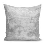 - K11906-Gorsel - Realhomes RealHomes Gri - Beyaz Zeminde Eskitme Motifli Dokuma Desenli Dijital Baskılı Yastık Kırlent Kılıfı Realhomes
