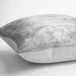 - K11906-Gorsel-3 - Realhomes RealHomes Gri - Beyaz Zeminde Eskitme Motifli Dokuma Desenli Dijital Baskılı Yastık Kırlent Kılıfı Realhomes