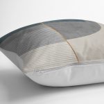 - K11908-Gorsel-3 - Realhomes  RealHomes Krem - Gri Zeminde Geometrik Motifli Kanvas Desenli Dijital Baskılı Yastık Kırlent Kılıfı Realhomes